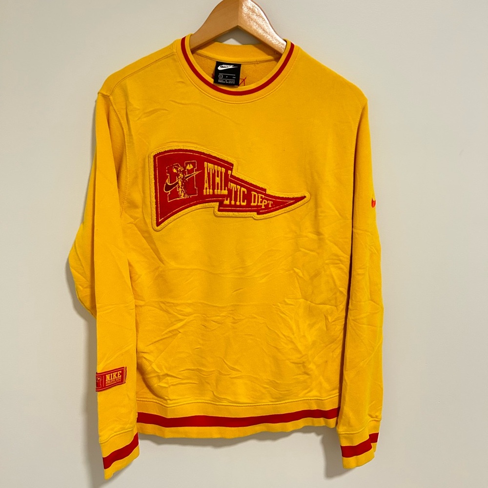 Nike Athletic Dept. Yellow Crewneck